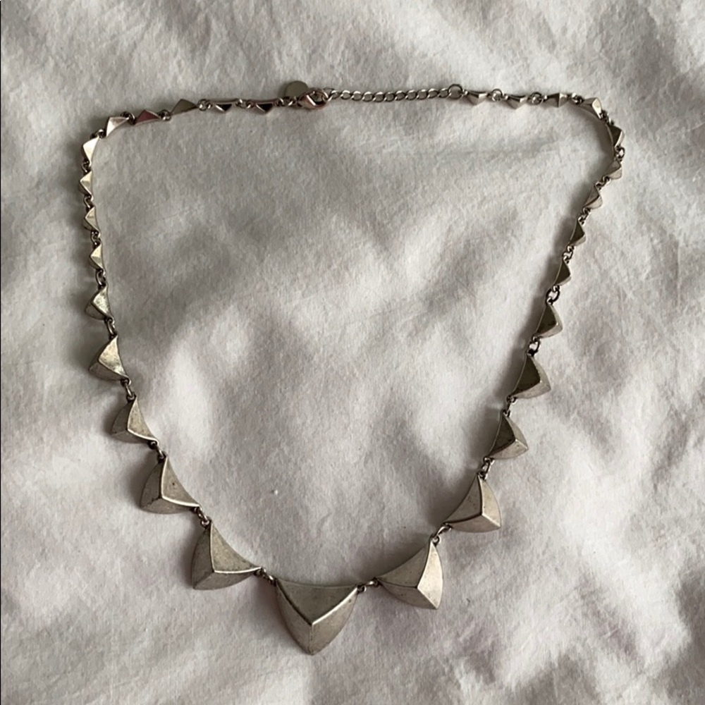 House of Harlow silver necklace